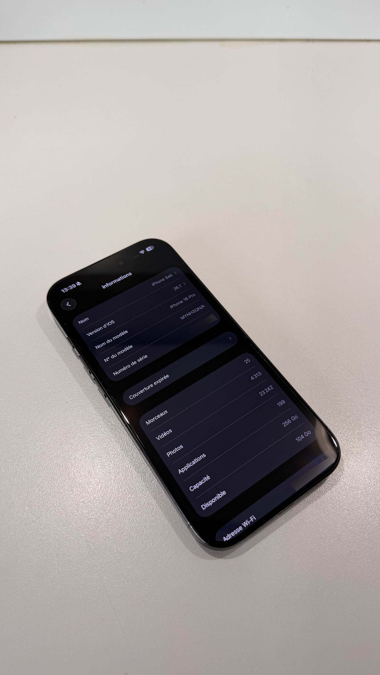 iPhone 16 Pro - Reconditionné