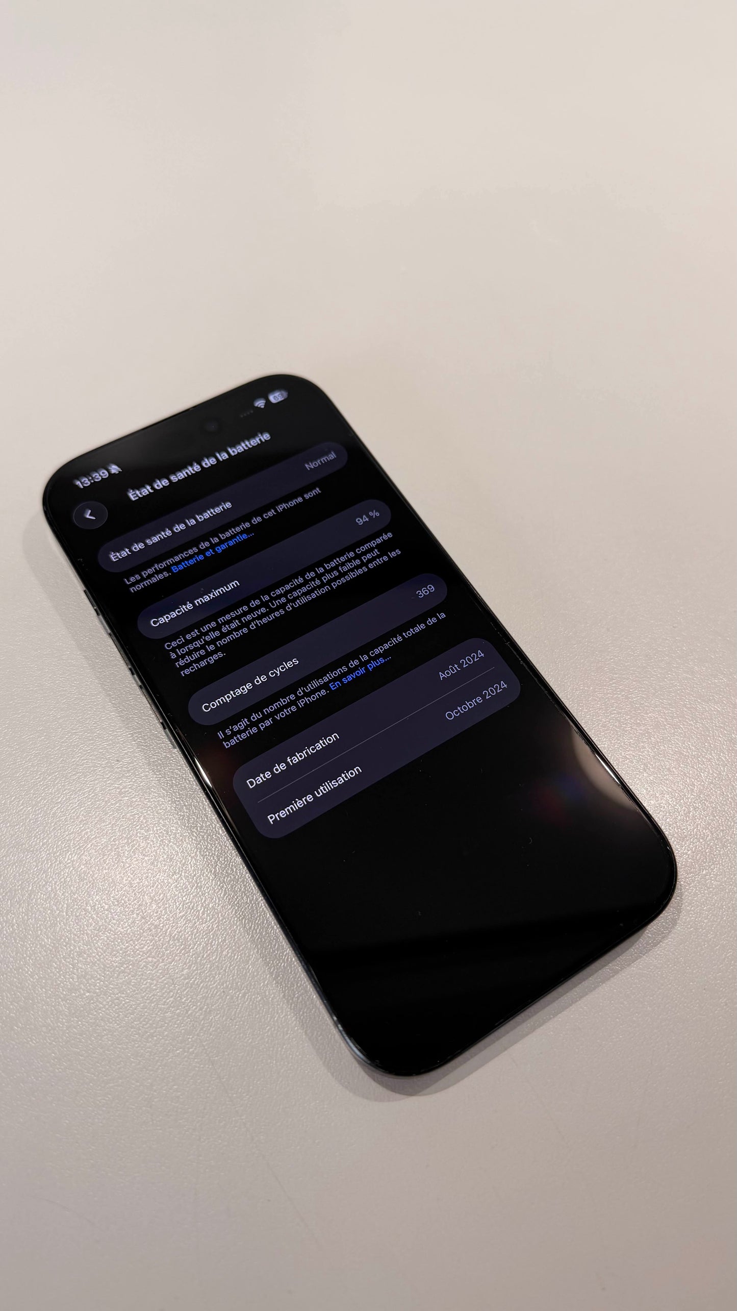 iPhone 16 Pro - Reconditionné