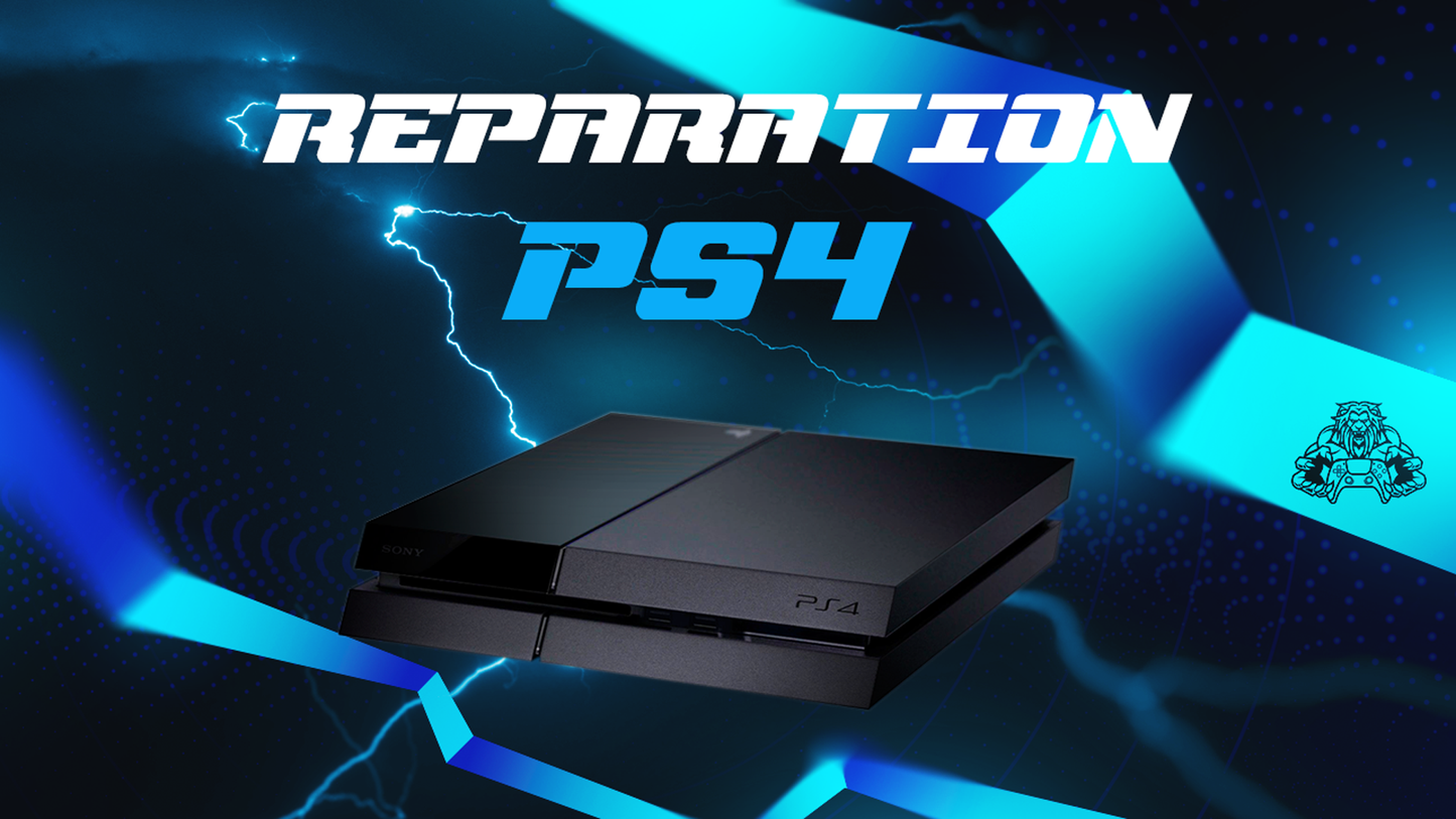 Réparation PS4 (FAT, Slim, Pro)